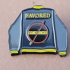 Continual Coincidences Favored Letterman Jacket Custom Pin